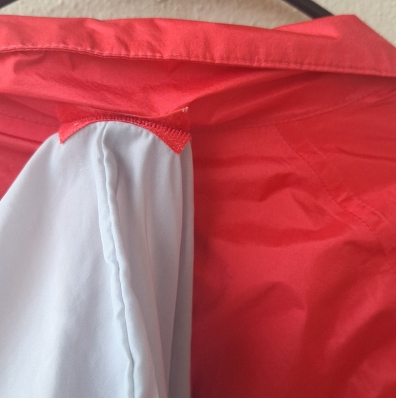 L.L. Bean Pink Removable Hodded Windbreaker Women's Jacket Size L - Picture 7 of 8